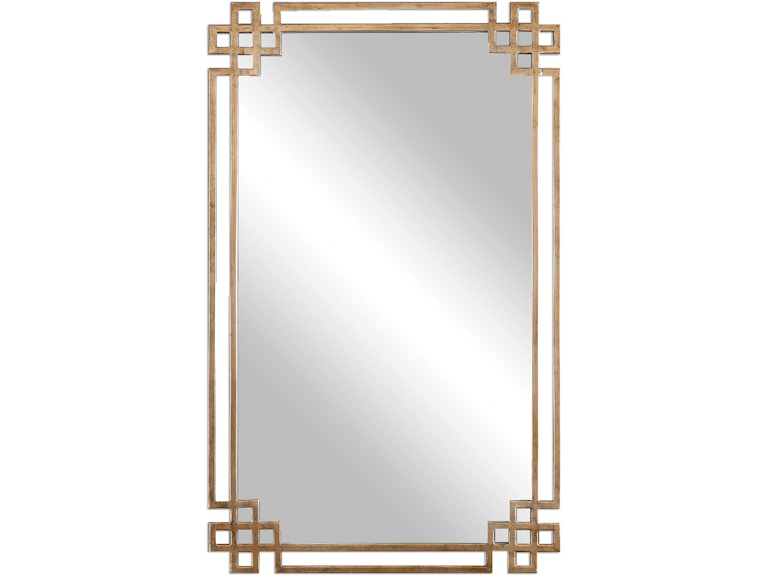 norrwood Uttermost Mirrors Devoll Antique Gold Mirror 12930 at Norwood Furniture