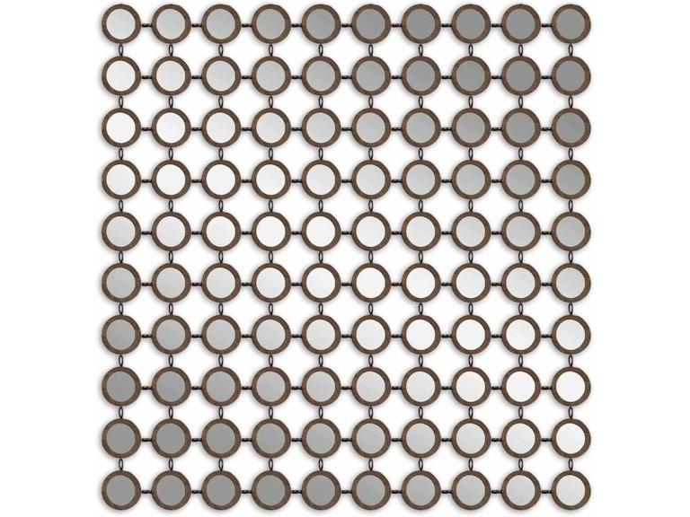 norrwood Uttermost Mirrors Dinuba Antique Silver Champagne Mirror 12793 at Norwood Furniture