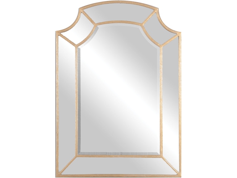 norrwood Uttermost Mirrors Francoli Gold Arch Mirror 12929 at Norwood Furniture