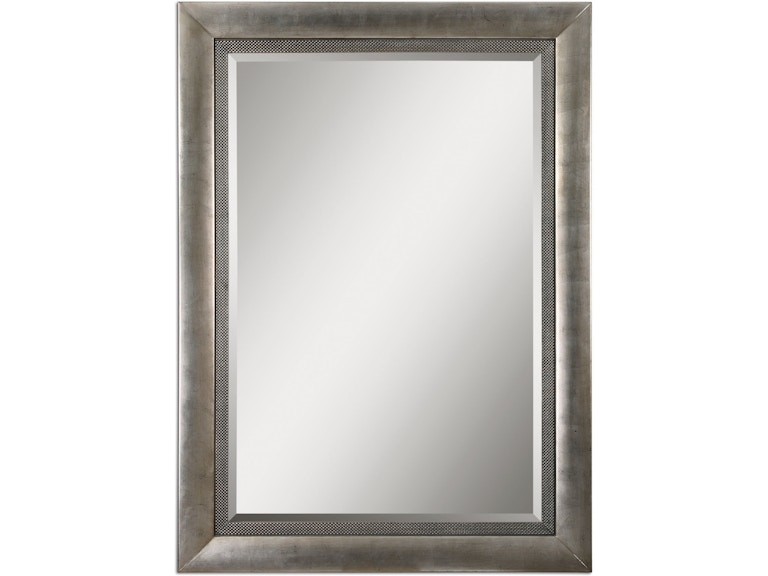 norrwood Uttermost Mirrors Gilford Antique Silver Mirror 14207 at Norwood Furniture