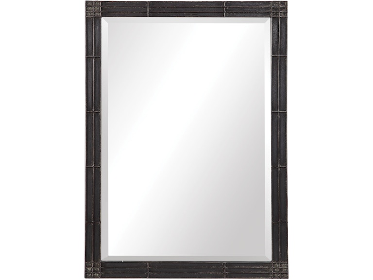 norrwood Uttermost Mirrors Gower Aged Black Vanity Mirror 09485 at Norwood Furniture
