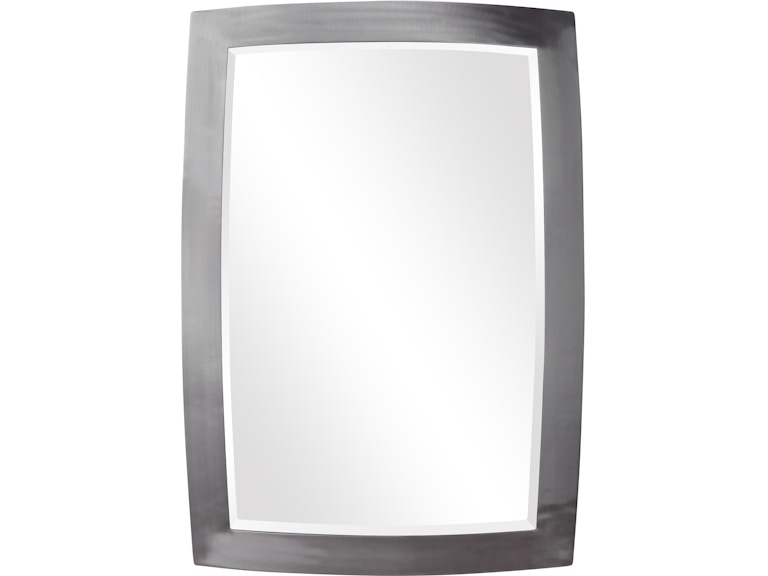 norrwood Uttermost Mirrors Haskill Brushed Nickel Mirror 09618 at Norwood Furniture
