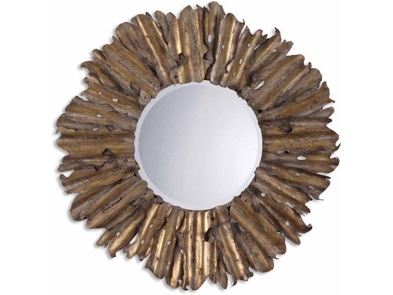 norrwood Uttermost Mirrors Hemani Antique Gold Mirror 12742 B at Norwood Furniture