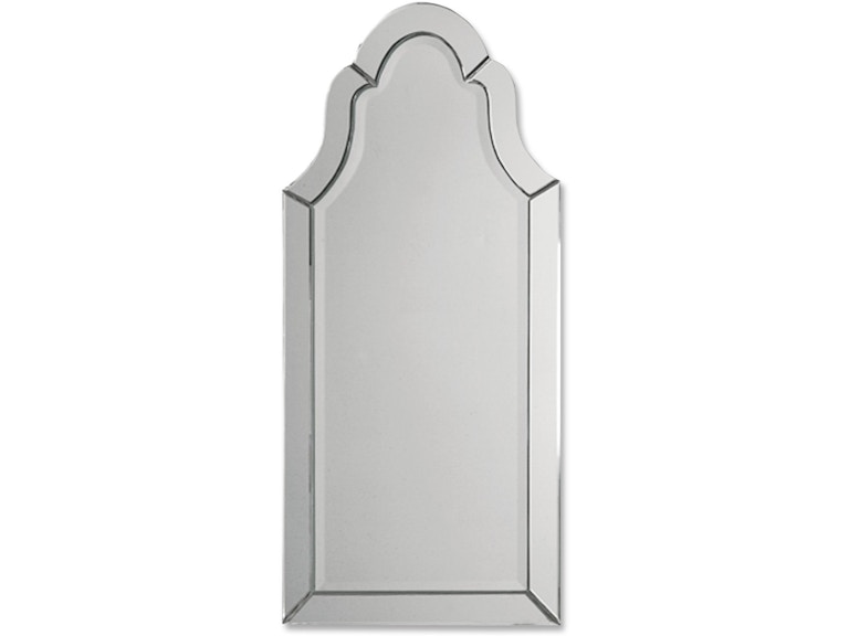 norrwood Uttermost Mirrors Hovan Frameless Arched Mirror 11912 B at Norwood Furniture