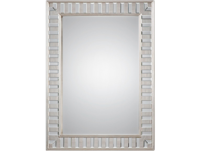 norrwood Uttermost Mirrors Lanester Silver Leaf Mirror 09046 at Norwood Furniture