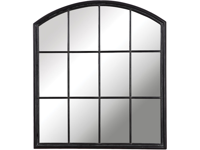 norrwood Uttermost Mirrors Lyda Aged Black Arch Mirror 09484 at Norwood Furniture