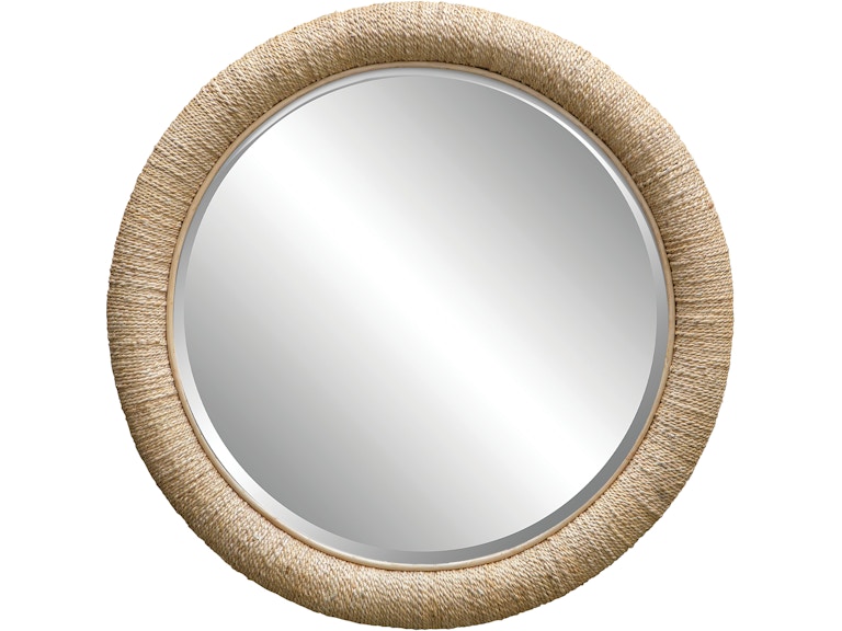 norrwood Uttermost Mirrors Mariner Natural Round Mirror 08169 at Norwood Furniture