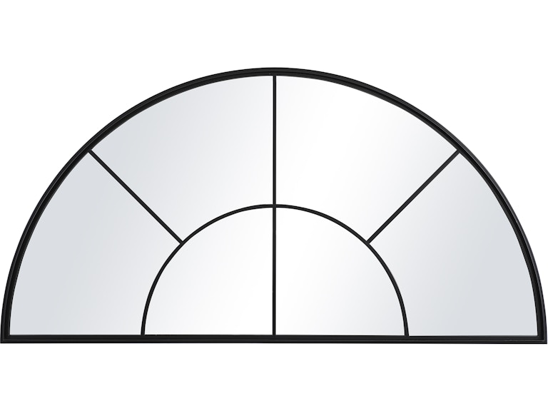 norrwood Uttermost Mirrors Rousseau Iron Window Arch Mirror 09733 at Norwood Furniture