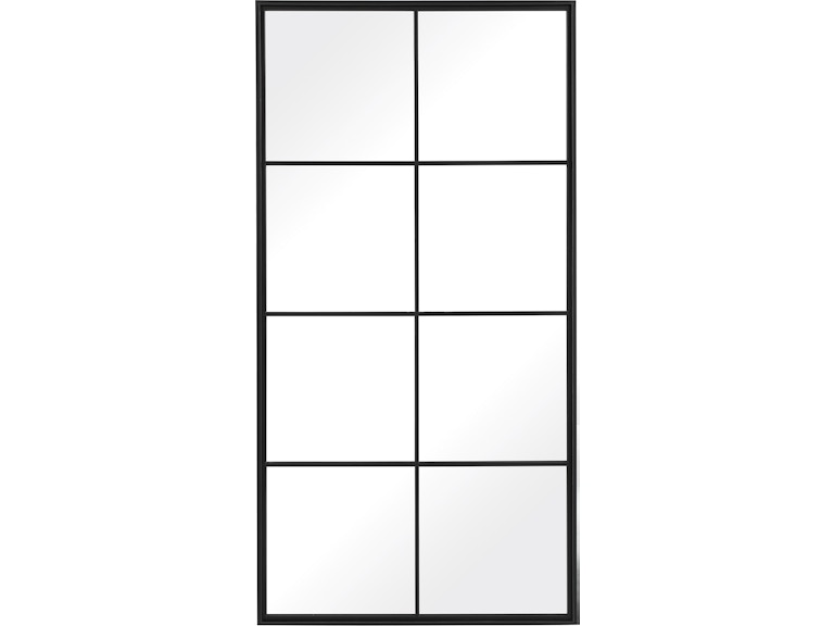 norrwood Uttermost Mirrors Rousseau Iron Window Mirror 09732 at Norwood Furniture
