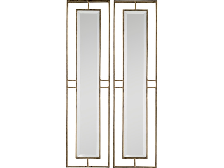norrwood Uttermost Mirrors Rutledge Gold Mirrors Set/2 07082 at Norwood Furniture