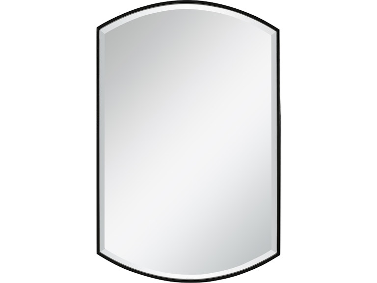 norrwood Uttermost Mirrors Shield Shaped Iron Mirror 09705 at Norwood Furniture