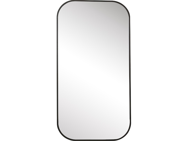 norrwood Uttermost Mirrors Taft Black Mirror 09659 at Norwood Furniture