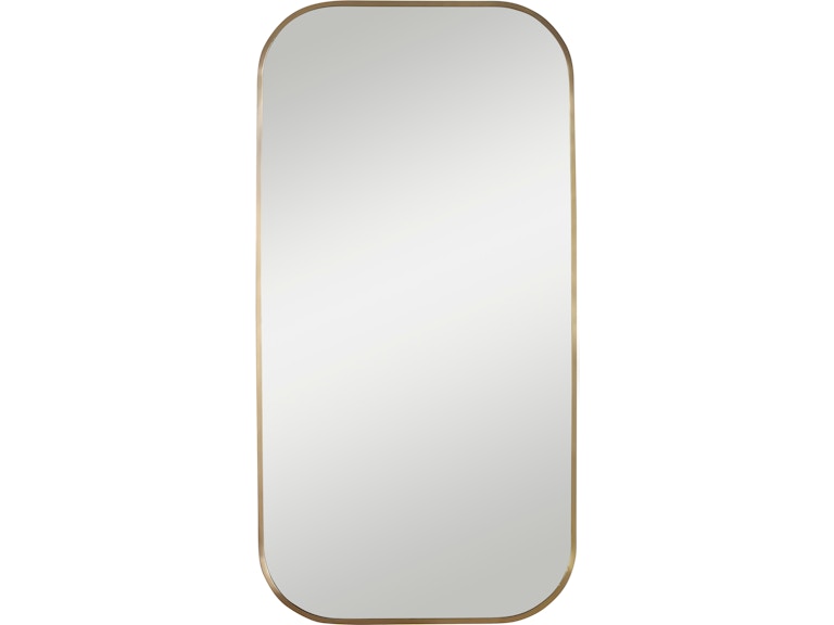 norrwood Uttermost Mirrors Taft Plated Brass Mirror 09718 at Norwood Furniture