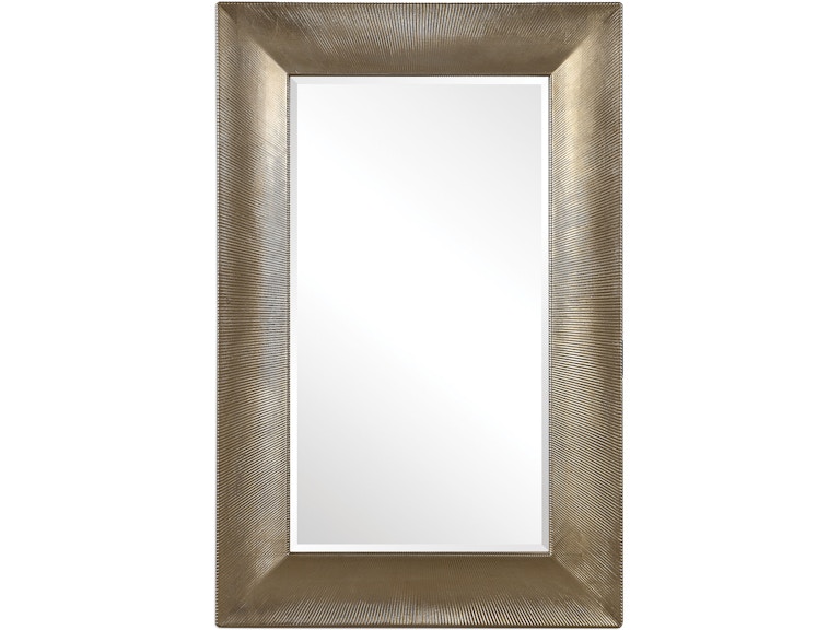 norrwood Uttermost Mirrors Valenton Large Champagne Mirror 09425 at Norwood Furniture
