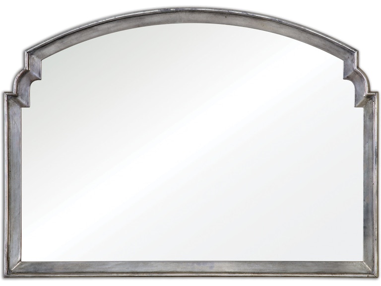 norrwood Uttermost Mirrors Via Della Silver Mirror 12880 at Norwood Furniture