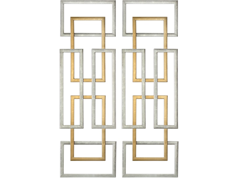 norrwood Uttermost Wall Decor Aerin Geometric Wall Art Set/2 04145 at Norwood Furniture