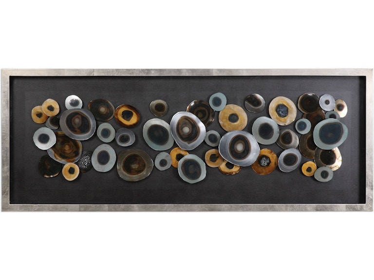 norrwood Uttermost Wall Decor Discs Silver Shadow Box 04058 at Norwood Furniture