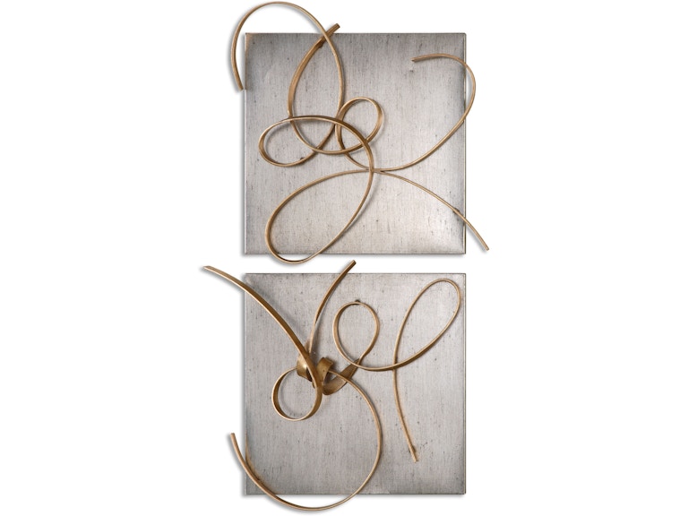 norrwood Uttermost Wall Decor Harmony Metal Wall Art Set/2 07071 at Norwood Furniture