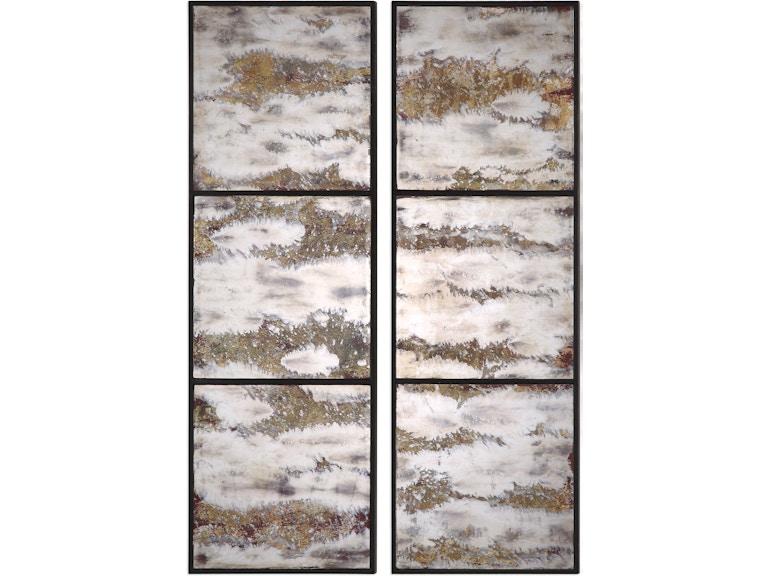 norrwood Uttermost Wall Decor Rahila Antiqued Mirror Set Of 2 04099 at Norwood Furniture