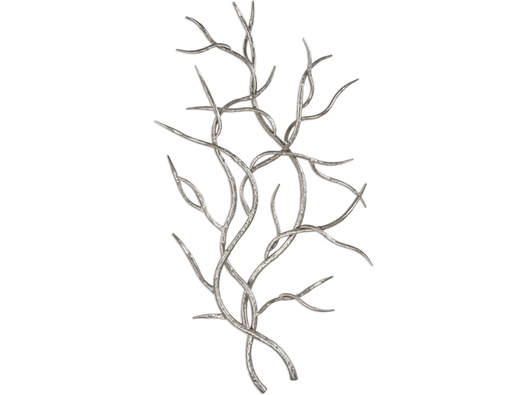 norrwood Uttermost Wall Decor Silver Branches Wall Art Set/2 04053 at Norwood Furniture