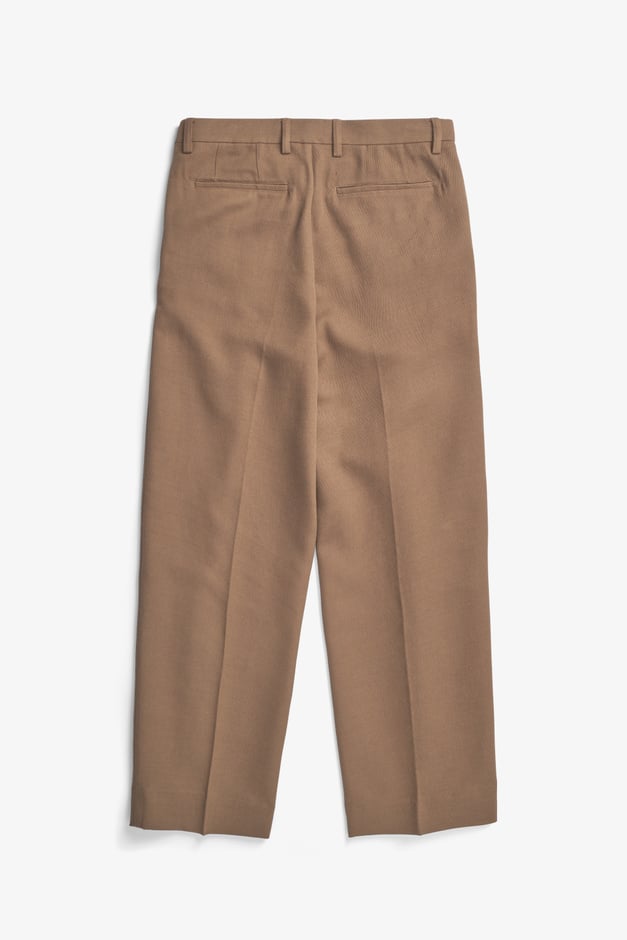 Norse Projects Benn Relaxed Cavalry Cotton Wool Pleated Trouser