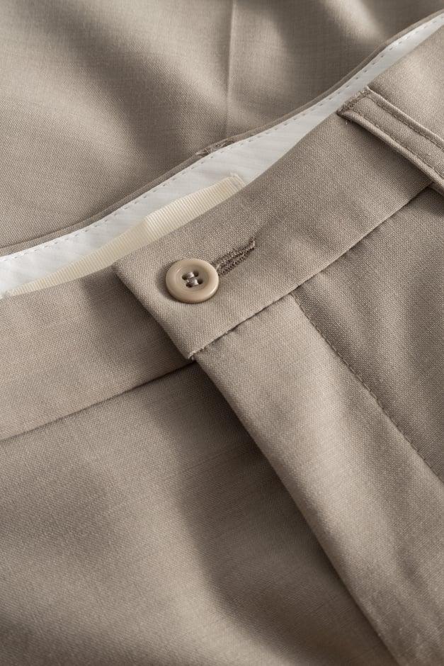 Norse Projects Benn Relaxed Light Wool Pleated Short