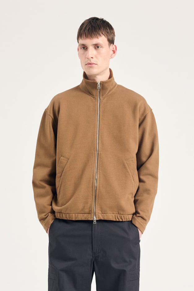norse projects Bjorn Relaxed Organic Loopback Track Jacket