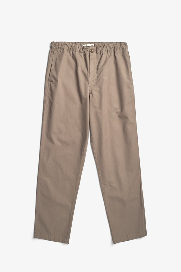 Norse Projects Ezra Regular Mineral Dyed Fine Twill Trousers
