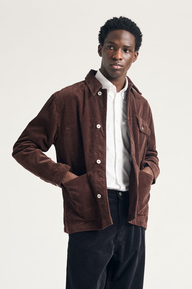 norse projects Folke Wide Wale Corduroy Chore Jacket