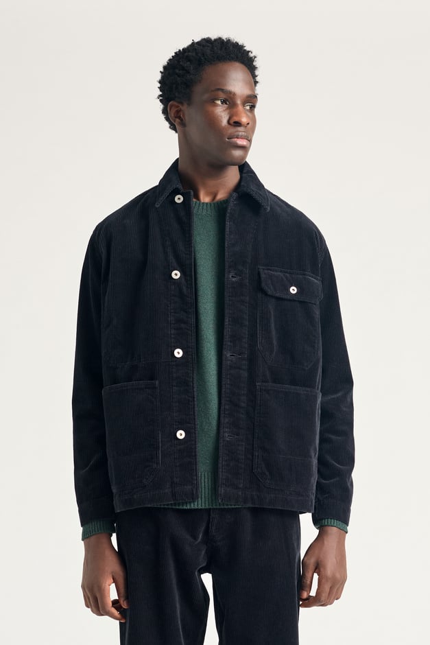 norse projects Folke Wide Wale Corduroy Chore Jacket
