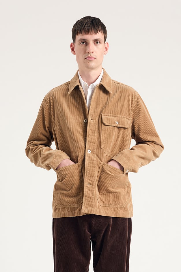 norse projects Folke Wide Wale Corduroy Chore Jacket