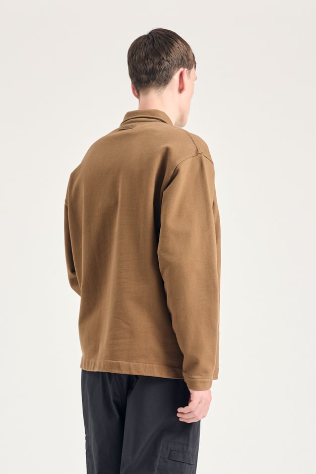Norse Projects Fraser Relaxed Organic Loopback LS Polo