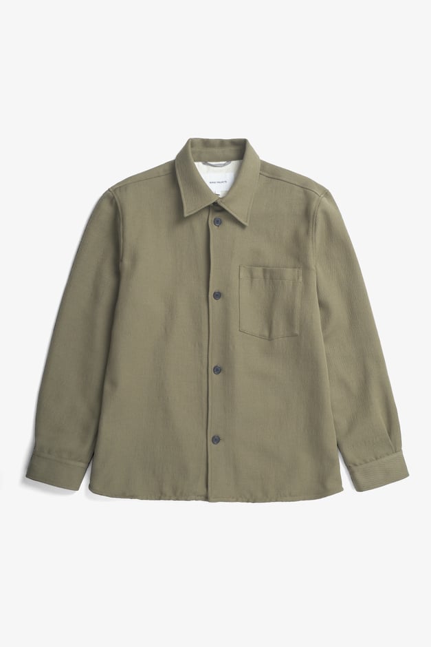 Norse Projects Hjalmer Cavalry Cotton Wool Over Shirt
