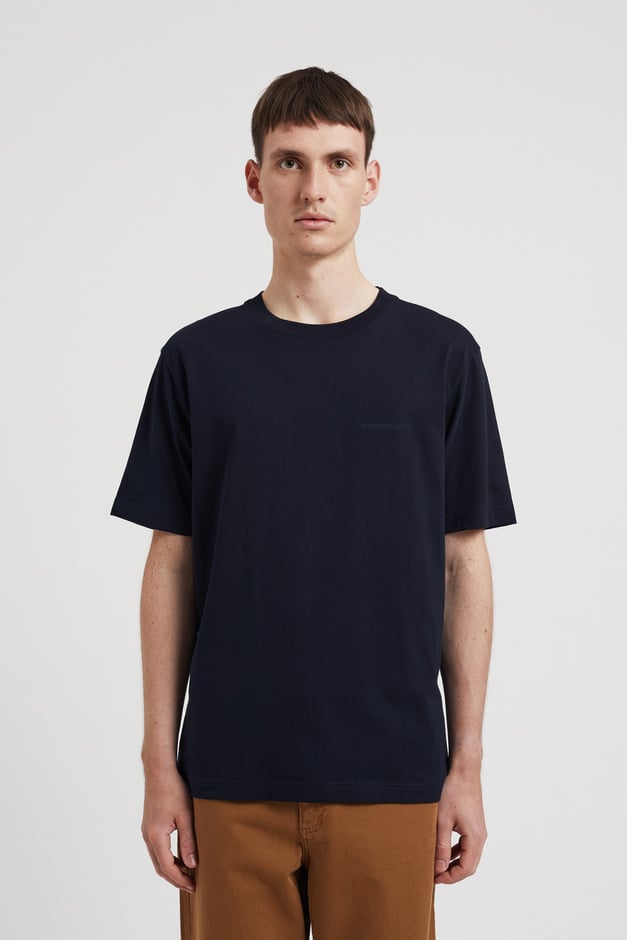 Norse Projects Johannes Organic Norse Logo Print T-shirt