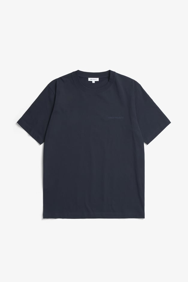 norse projects Johannes Organic Norse Logo Print T-shirt
