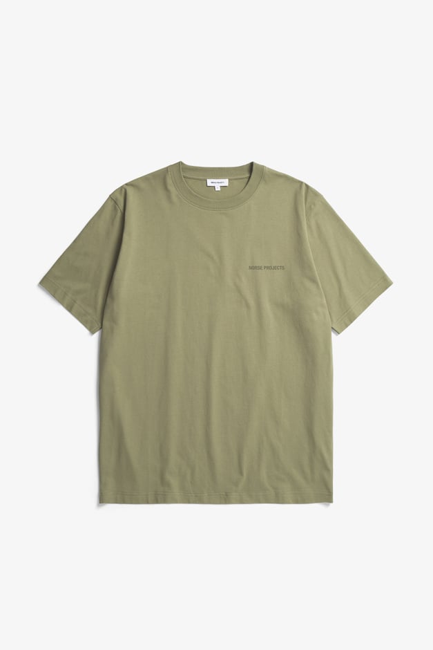norse projects Johannes Organic Norse Logo Print T-shirt