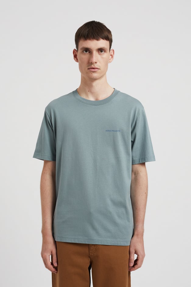 Norse Projects Johannes Organic Norse Logo Print T-shirt