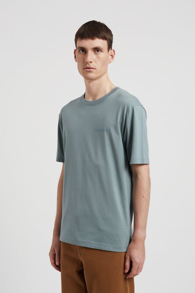 Norse Projects Johannes Organic Norse Logo Print T-shirt