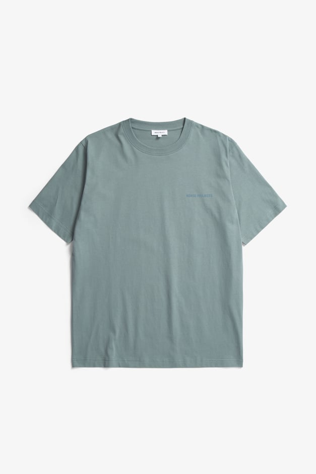 norse projects Johannes Organic Norse Logo Print T-shirt