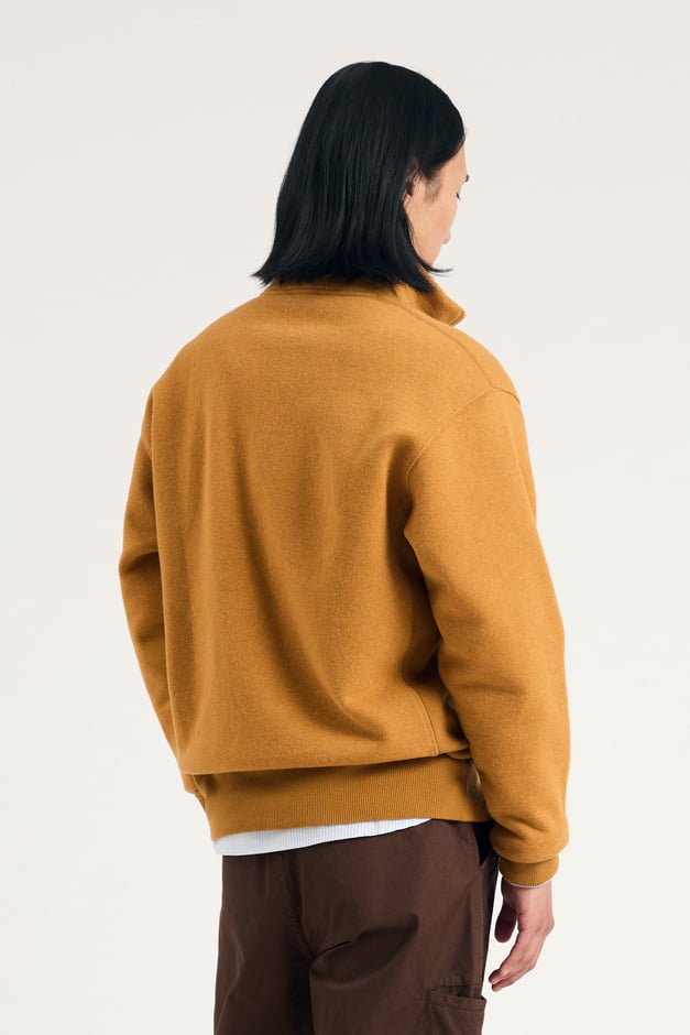 Norse Projects Ketel Relaxed Cotton Wool Half Zip Sweatshirt