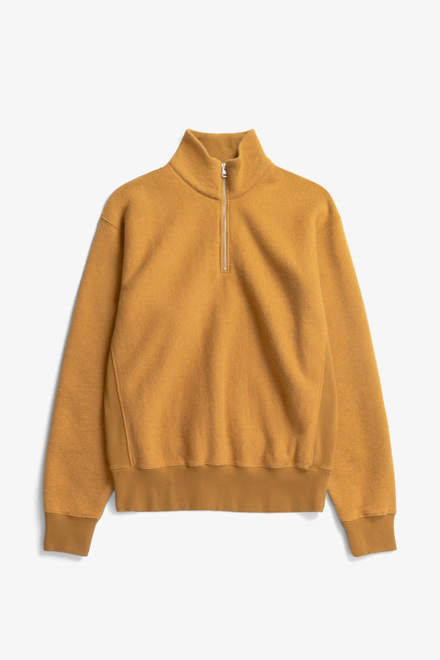 Norse Projects Ketel Relaxed Cotton Wool Half Zip Sweatshirt