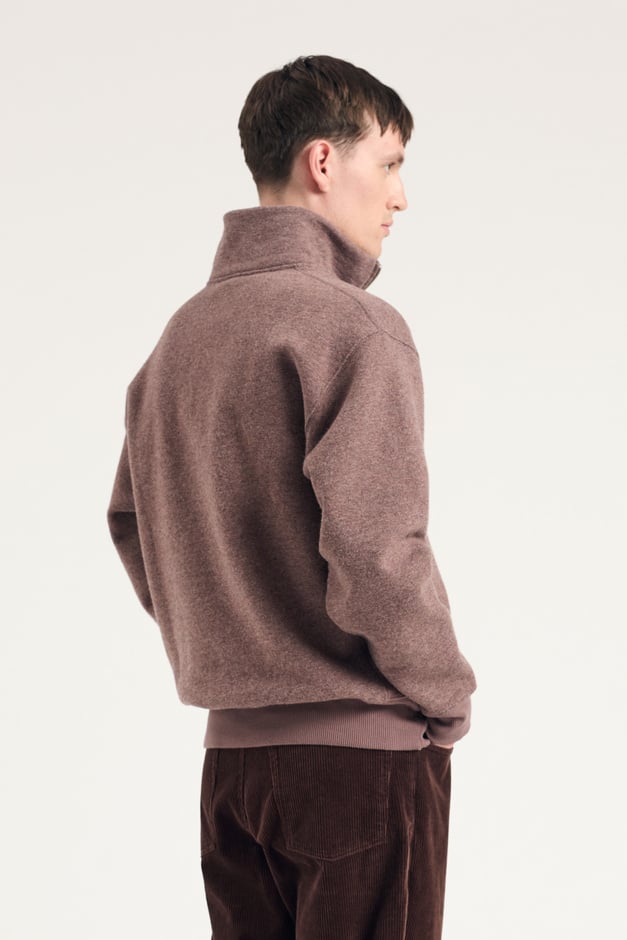 Norse Projects Ketel Relaxed Cotton Wool Half Zip Sweatshirt