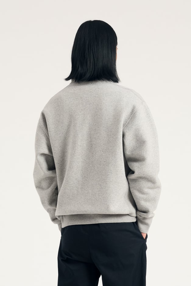 Norse Projects Ketel Relaxed Cotton Wool Half Zip Sweatshirt