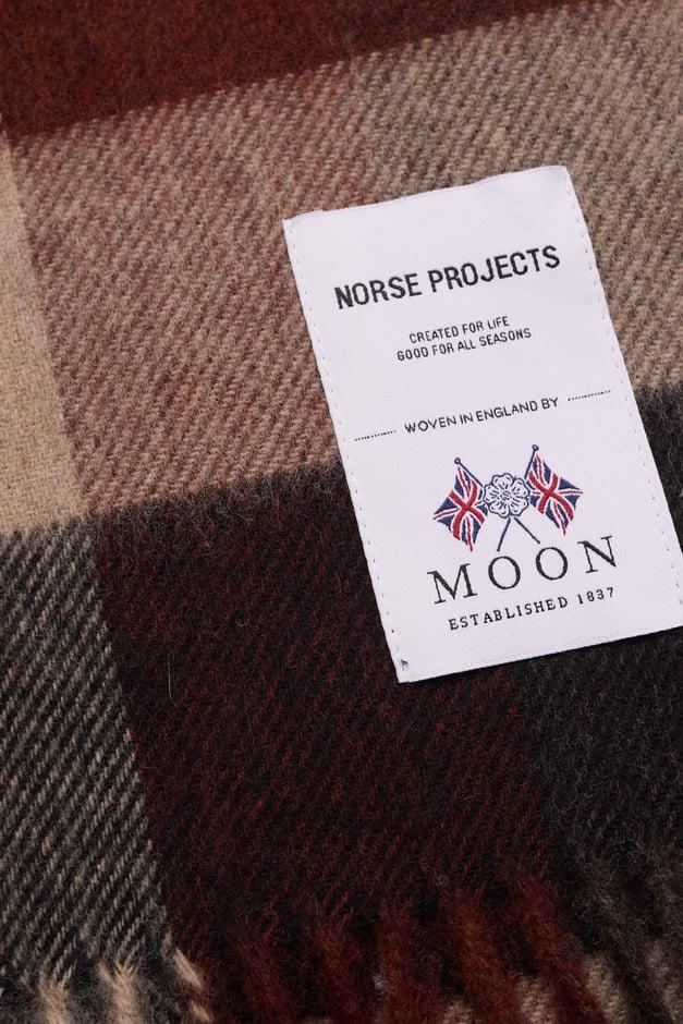 Norse Projects Norse Moon Merino Lambswool Checked Scarf