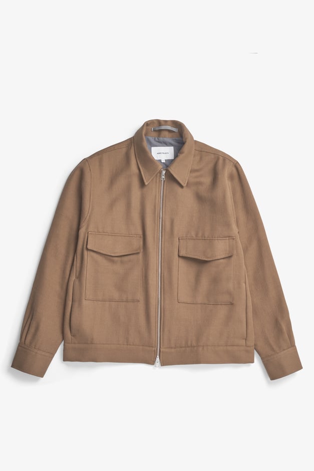 Norse Projects Aksel Cavalry Cotton Wool Jacket