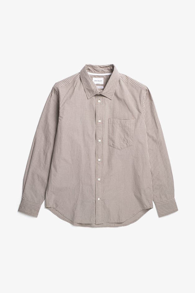 Norse Projects Algot Poplin Check Shirt