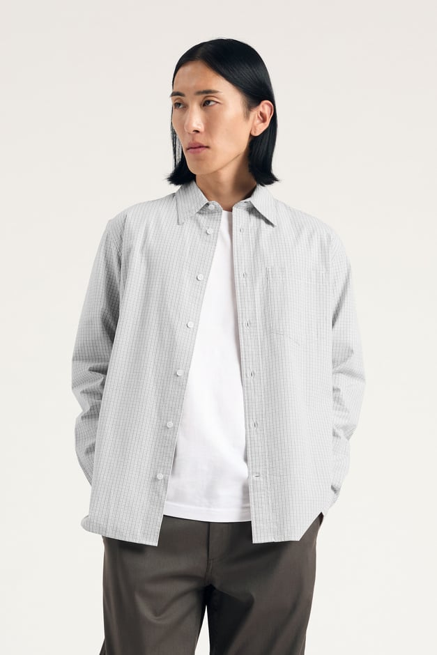 norse projects Algot Poplin Check Shirt