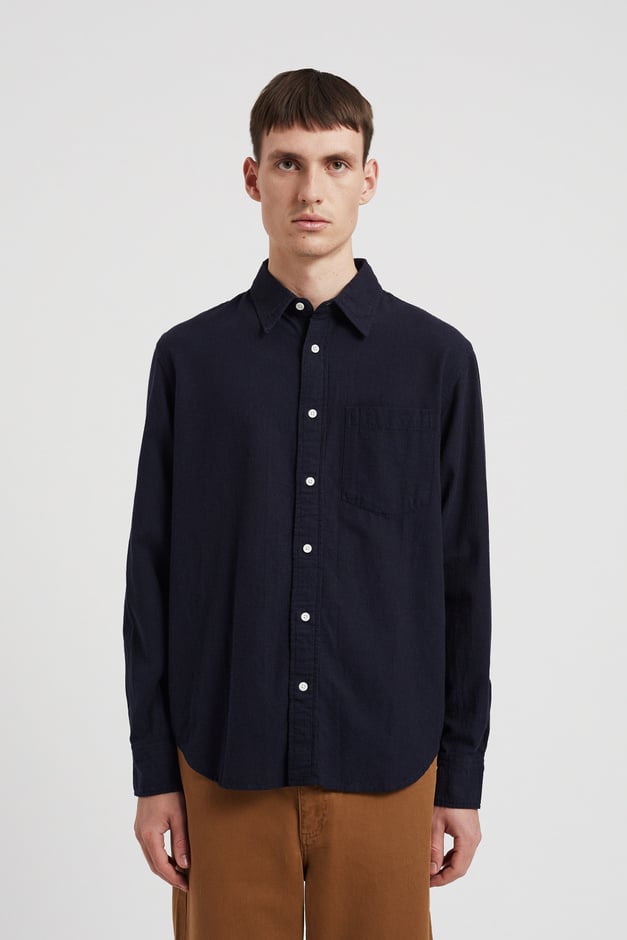 Norse Projects Algot Relaxed Cotton Linen Shirt