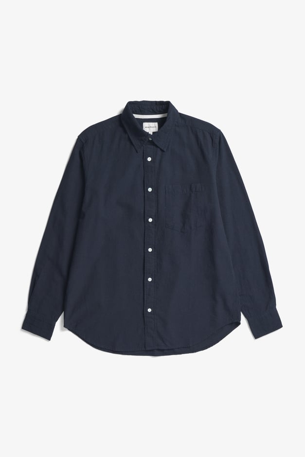 norse projects Algot Relaxed Cotton Linen Shirt