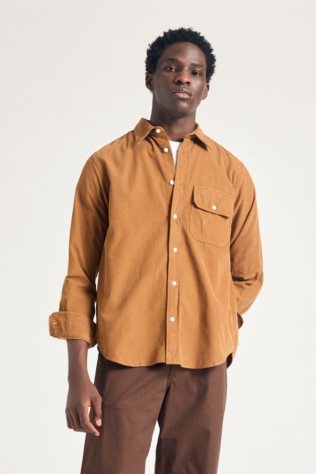 norse projects Algot Relaxed Micro Cord Shirt